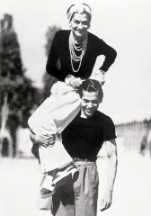 Coco Chanel with Russian ballet dancer Serge Lifar