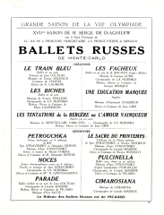 Russian Ballet Seasons 1924