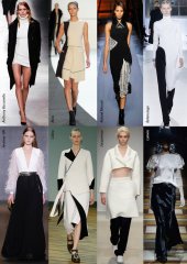 FW2014 Paris Trends. Black and white