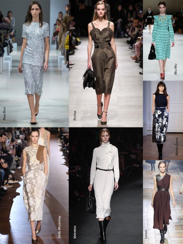 Paris Fall-Winter 2015/2016 Trends. Knee length