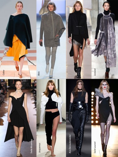 Paris Fall-Winter 2015/2016 Trends. Asymmetry