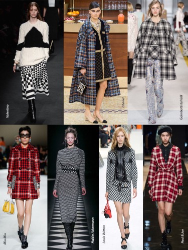 Paris Fall-Winter 2015/2016 Trends. Plaid