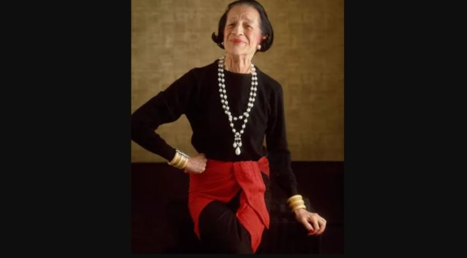 Diana Vreeland as a phenomenon of fashion (1903-1989)